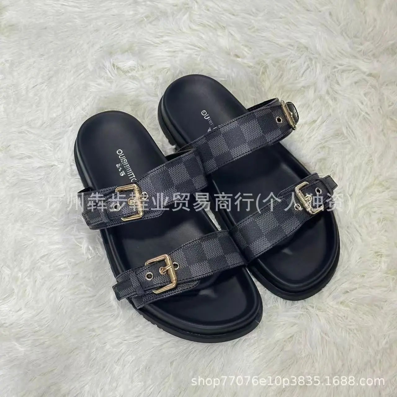 Dior Sandals Logo Strap Flat Slide — 16