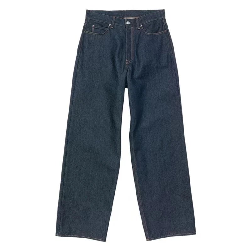 Acne Studios Jeans Wide-Leg Paint-Splatter — 3