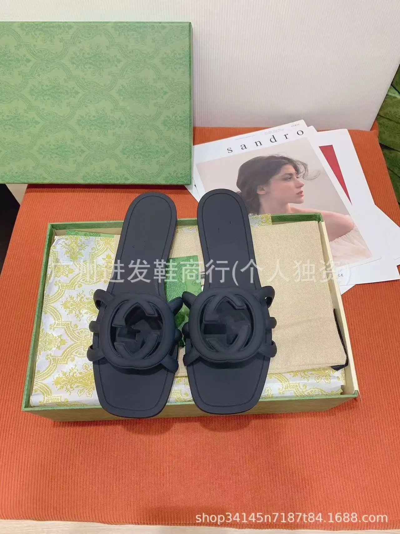Loewe Slippers Anagram Woven Slide — 4