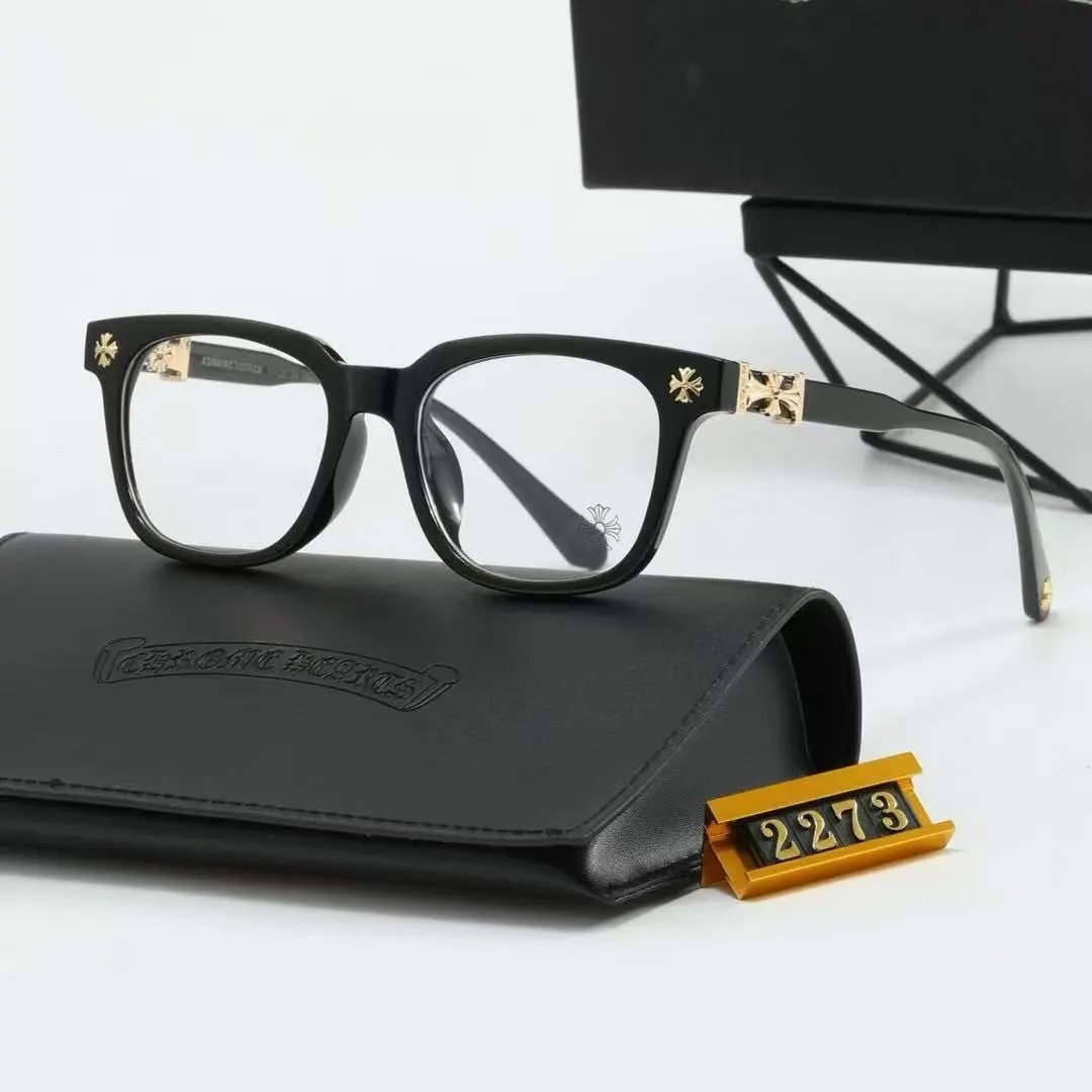 Chrome Hearts Eyewear Rectangular Blue-Light Glasses with Cross Motif Temples product image