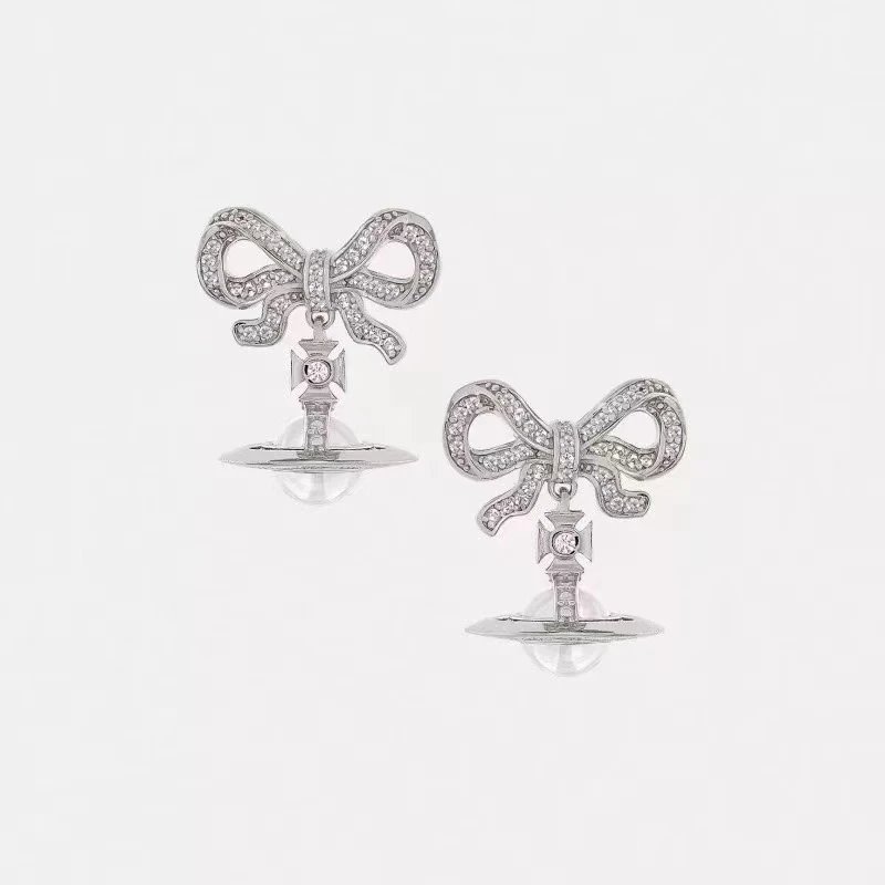 Vivienne Westwood Jewelry Crystal Orb Safety Pin Necklace — 12