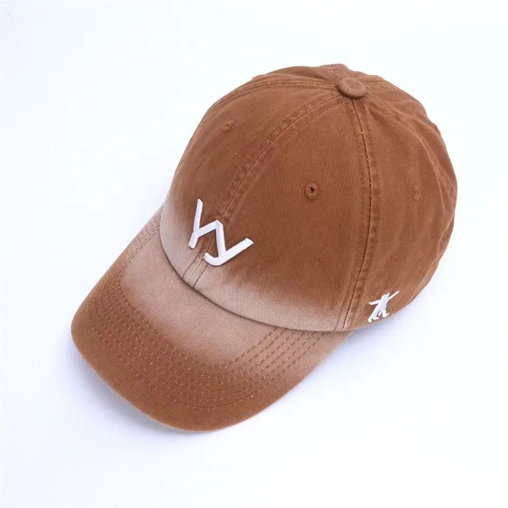 Diesel Hats Distressed Denim Baseball Cap with Embroidered Logo — 13