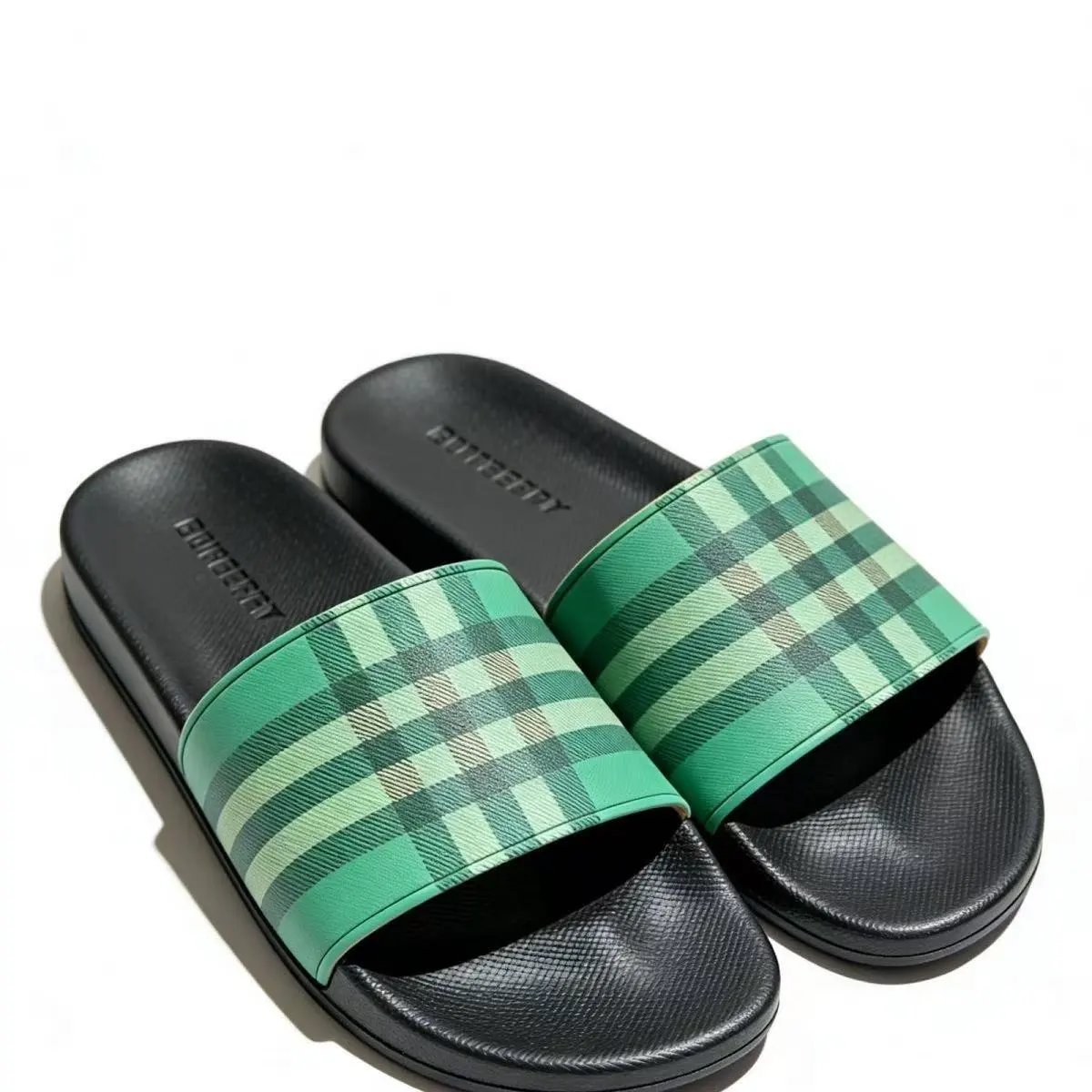 Unbranded Slippers Slide with patterned wide strap — 29