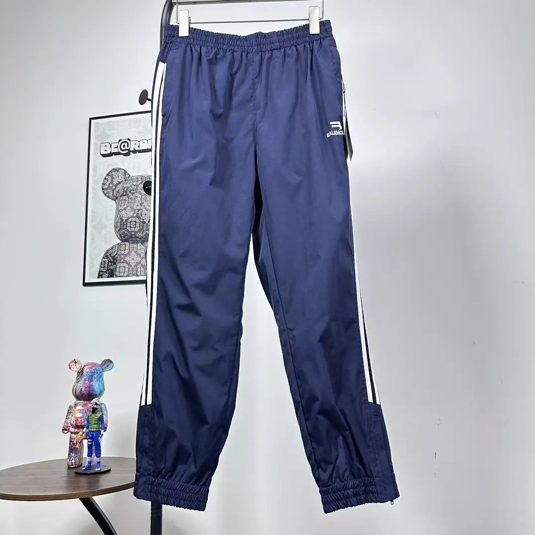 Balenciaga Track Pants Navy Blue