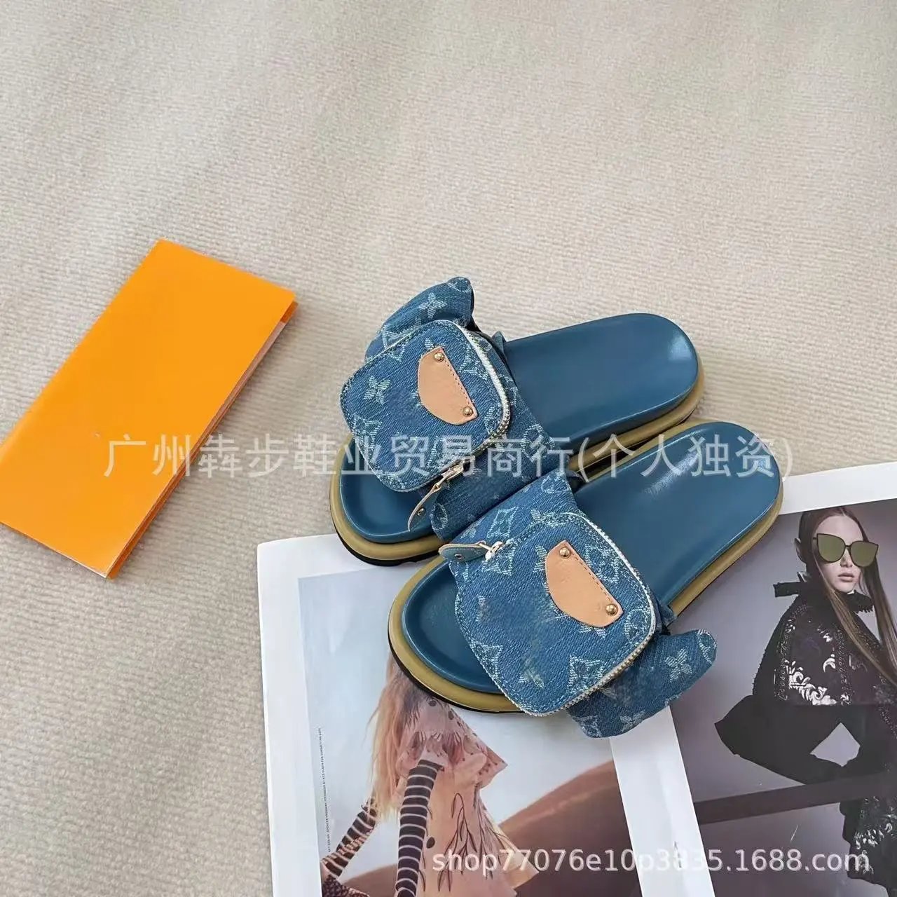 Dior Sandals Logo Strap Flat Slide — 32