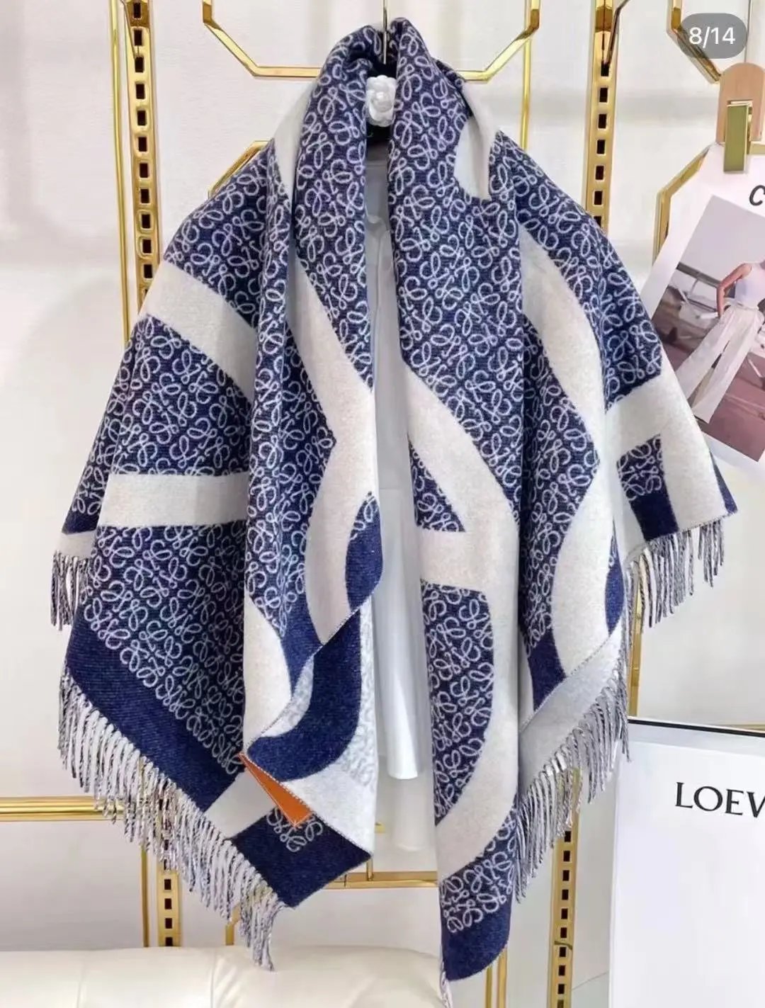 Acne Studios Scarves Plaid fringed scarf — 40