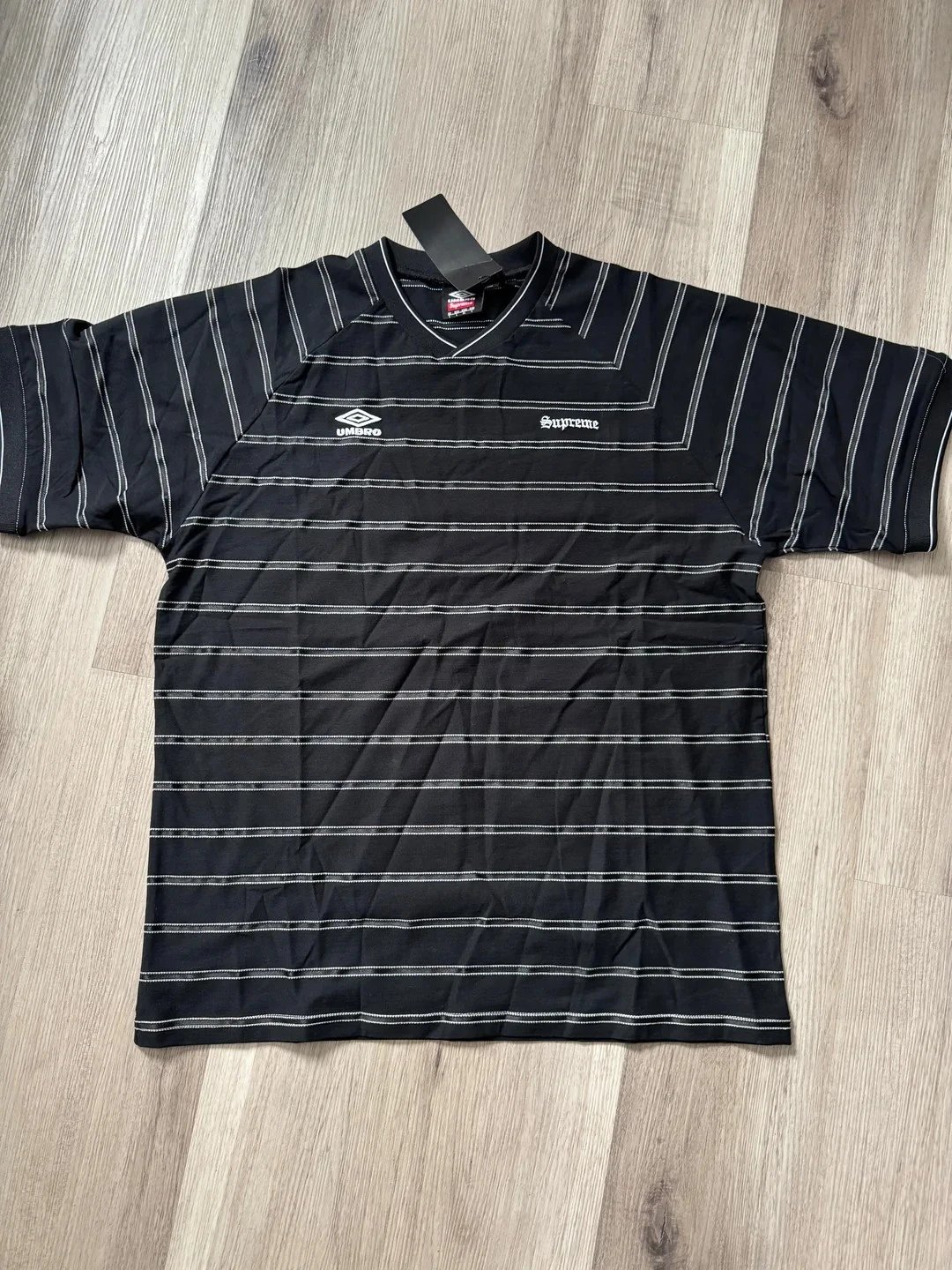 Supreme Umbro pinstripe jersey