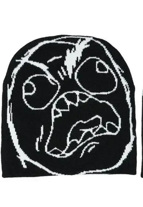 Rage Comic Knitted Hat