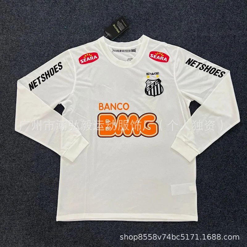 Nike 2012–2013 Santos FC Home Long-Sleeve Retro Jersey