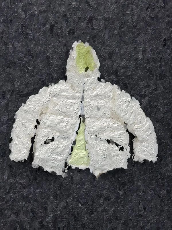 White (with mint green lining)