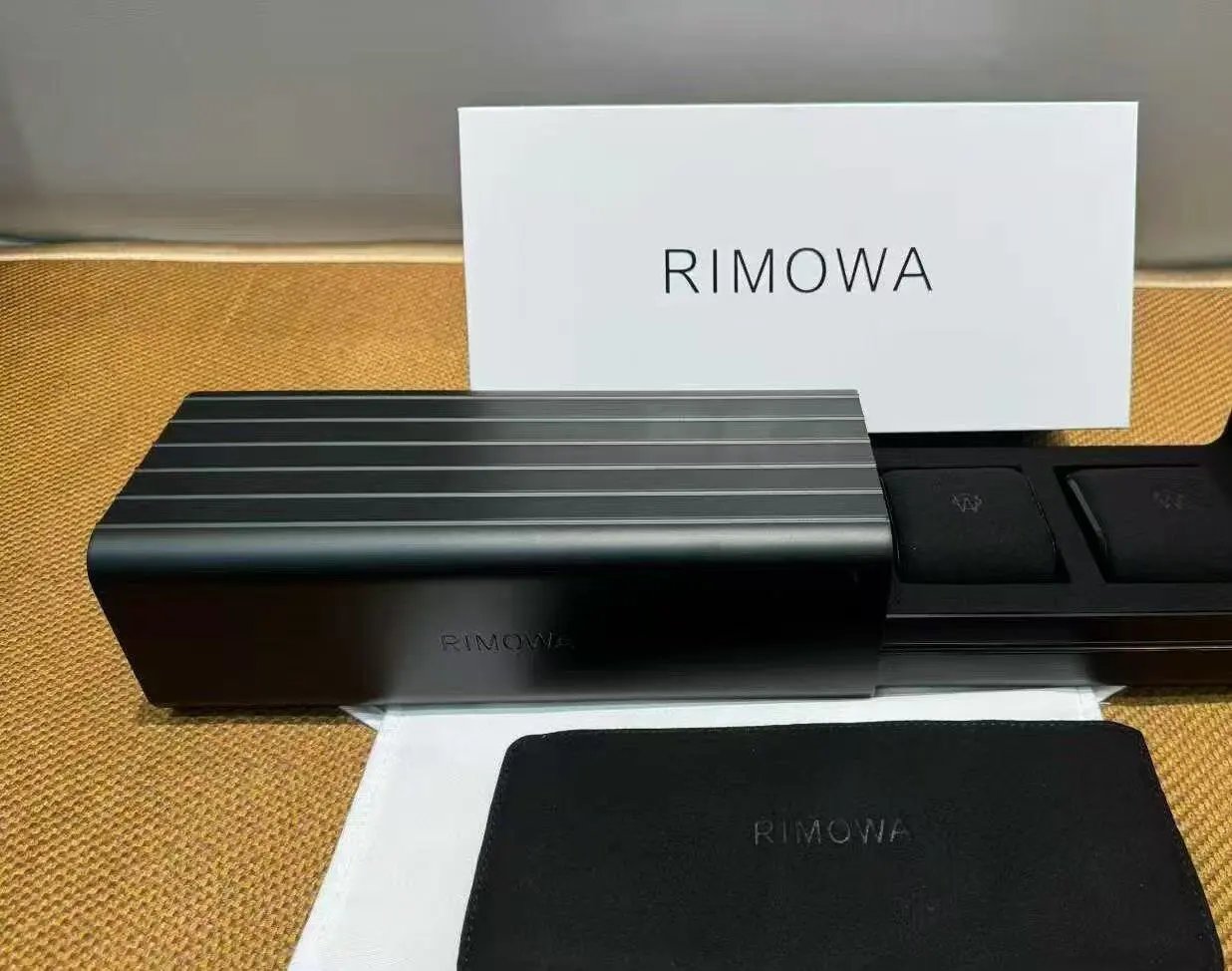 RIMOWA Travel Bags Ribbed hard-shell spinner luggage — Watch box 3(Customized items are non-refundable and non-exchangeable.)