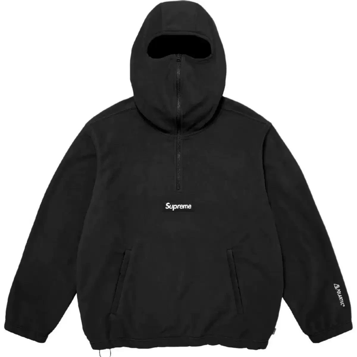 Supreme Hoodies & Sweatshirts Vertical Logo Back Hoodie — Special-Black