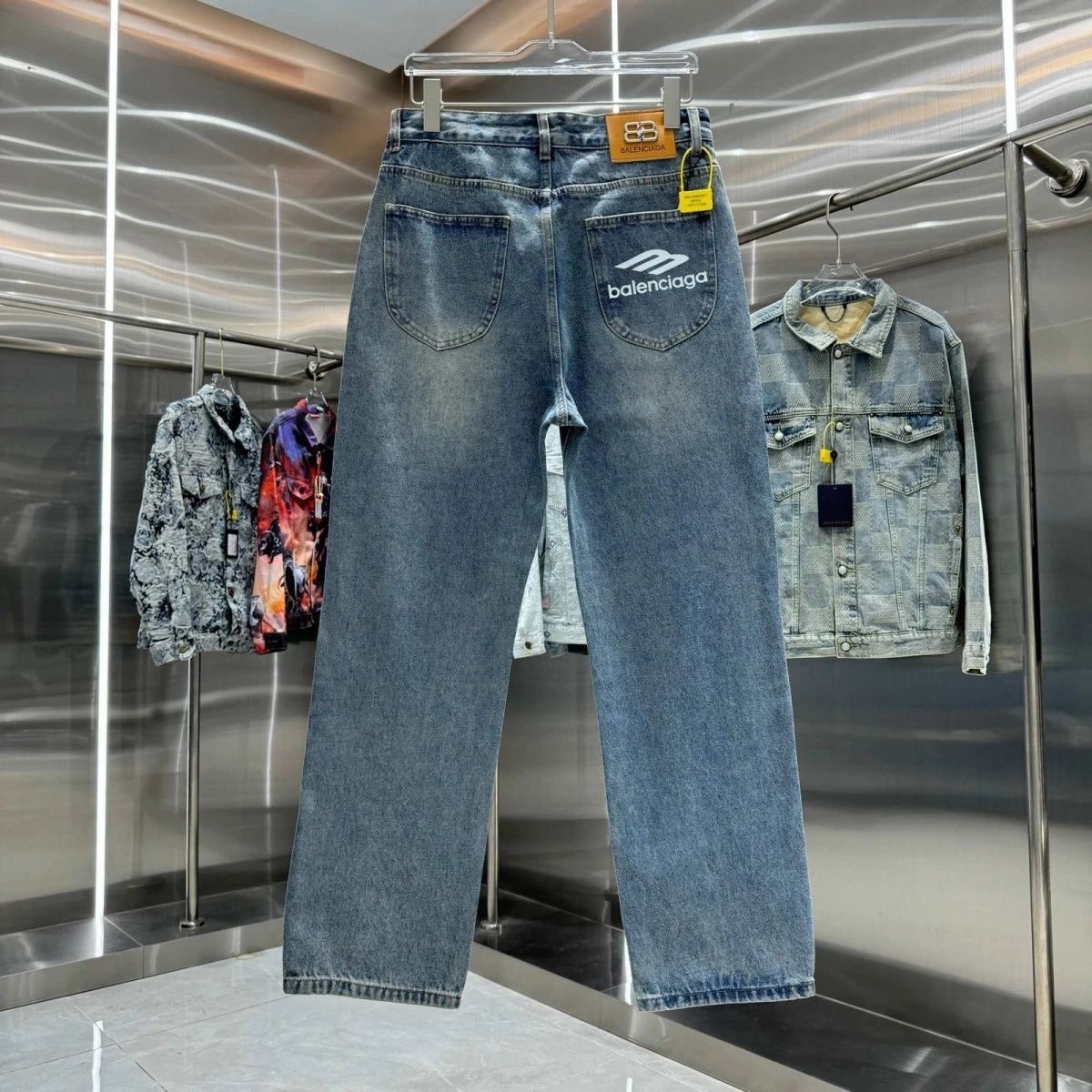 Prada Re-Nylon Jeans Blue Denim - 10