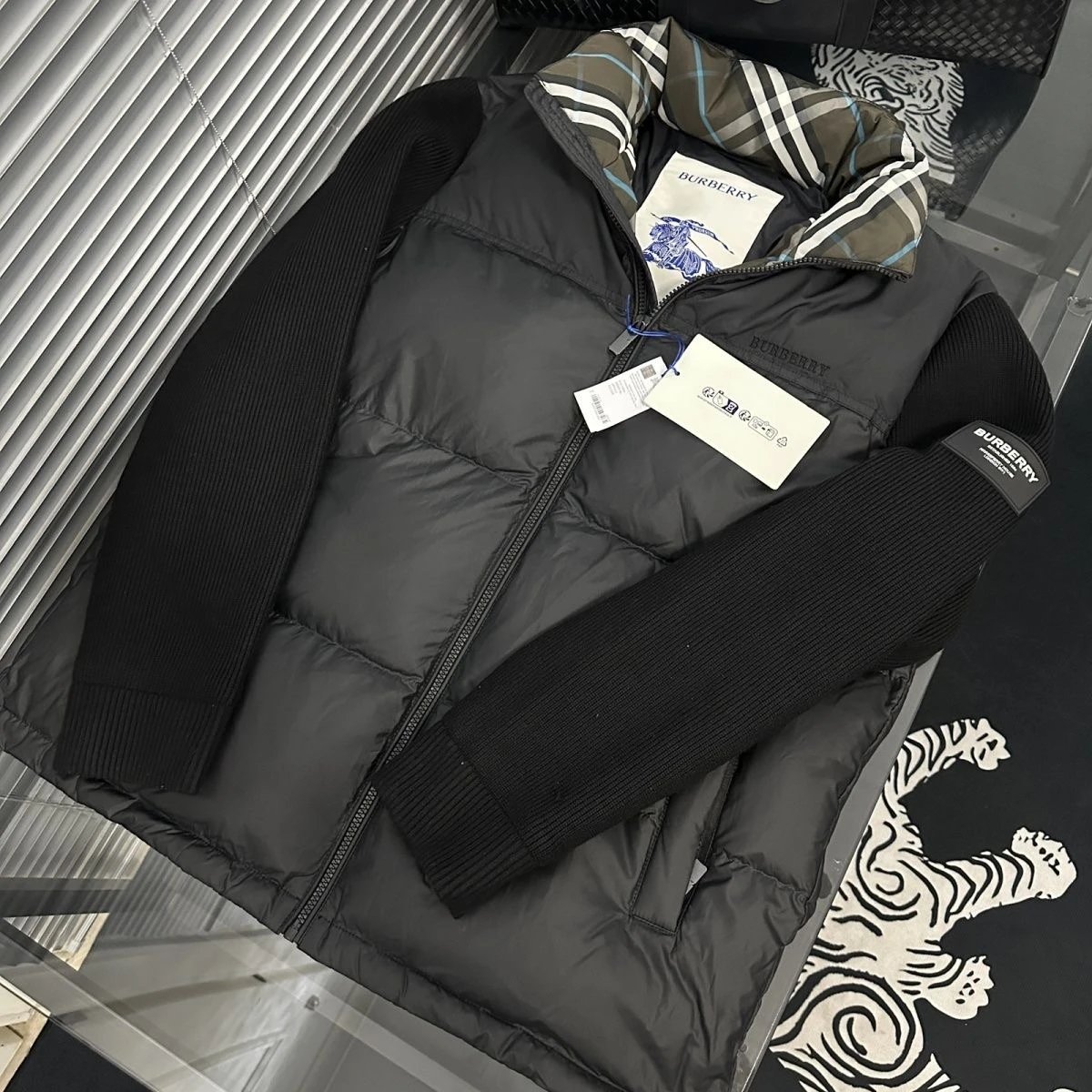 爆款 羽绒+针织