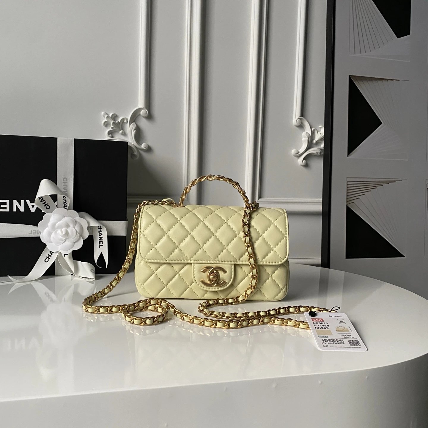 [TOP] 25K 💎 Kristallsplitter-Griff Flap Bag AS5813