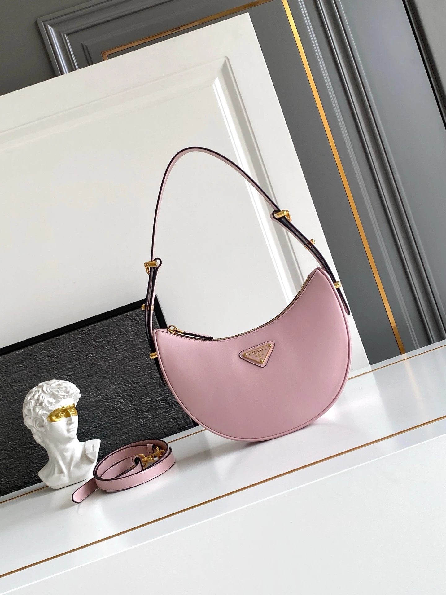 [TOP] Borsa Hobo Sottobraccio in Pelle Bovina