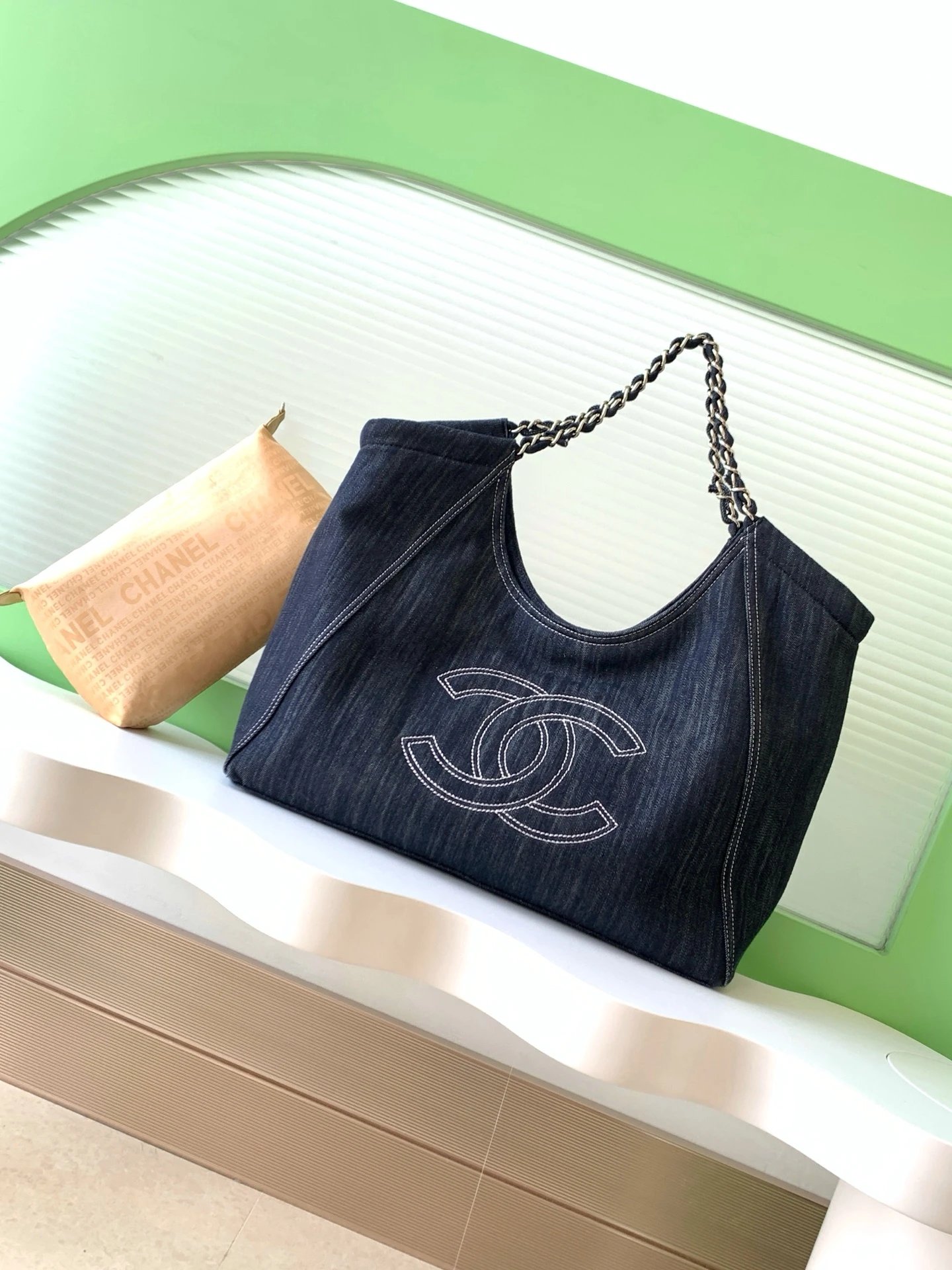 [TOP] Borsa Denim Grande