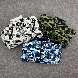 thumbnail for Double sided camouflage cotton jacket