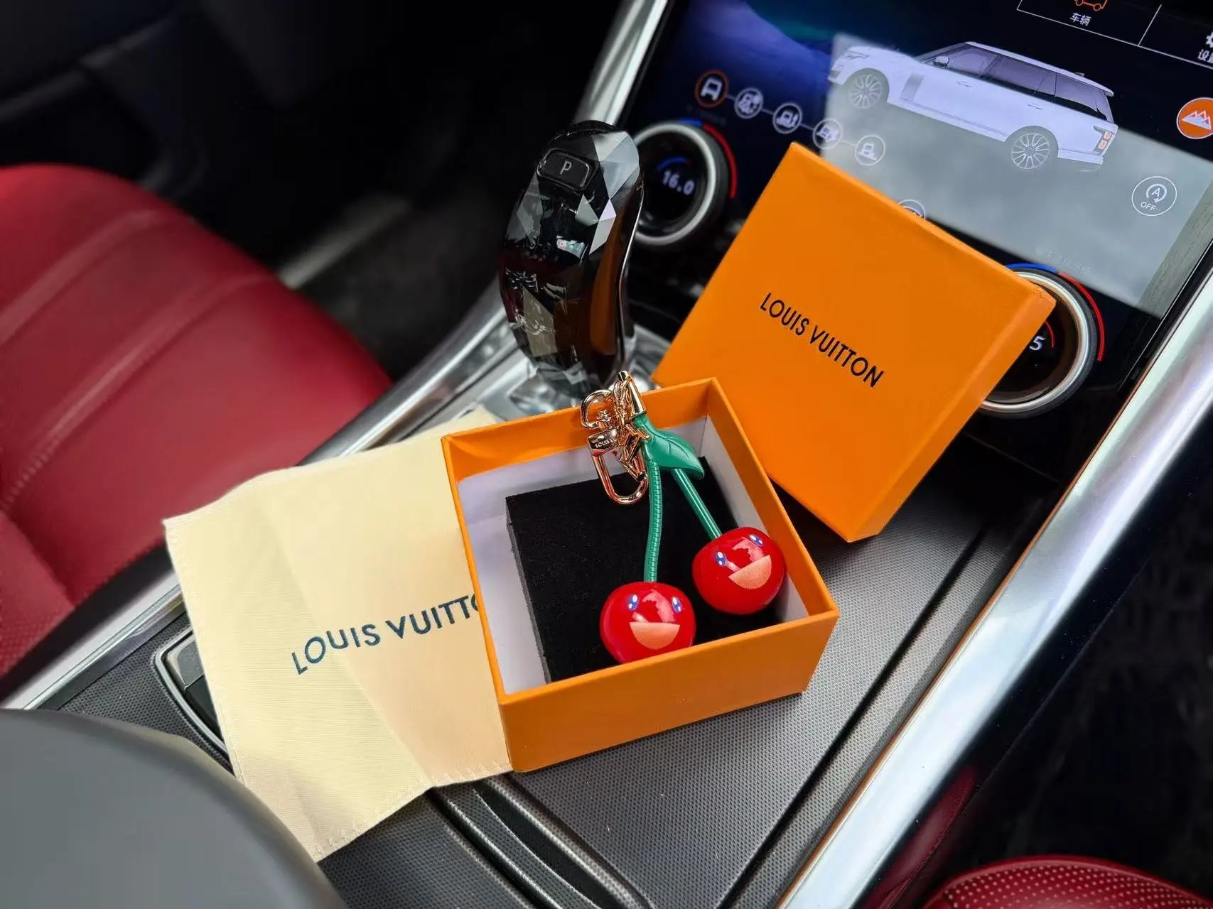 Louis Vuitton Uncategorized Monogram leather keychain — 38