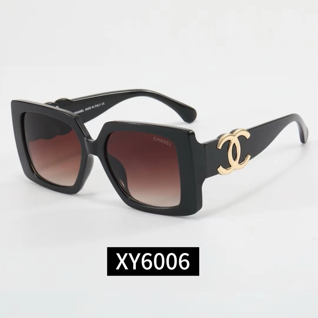 Chanel Eyewear Square-frame chain-detail sunglasses — 27