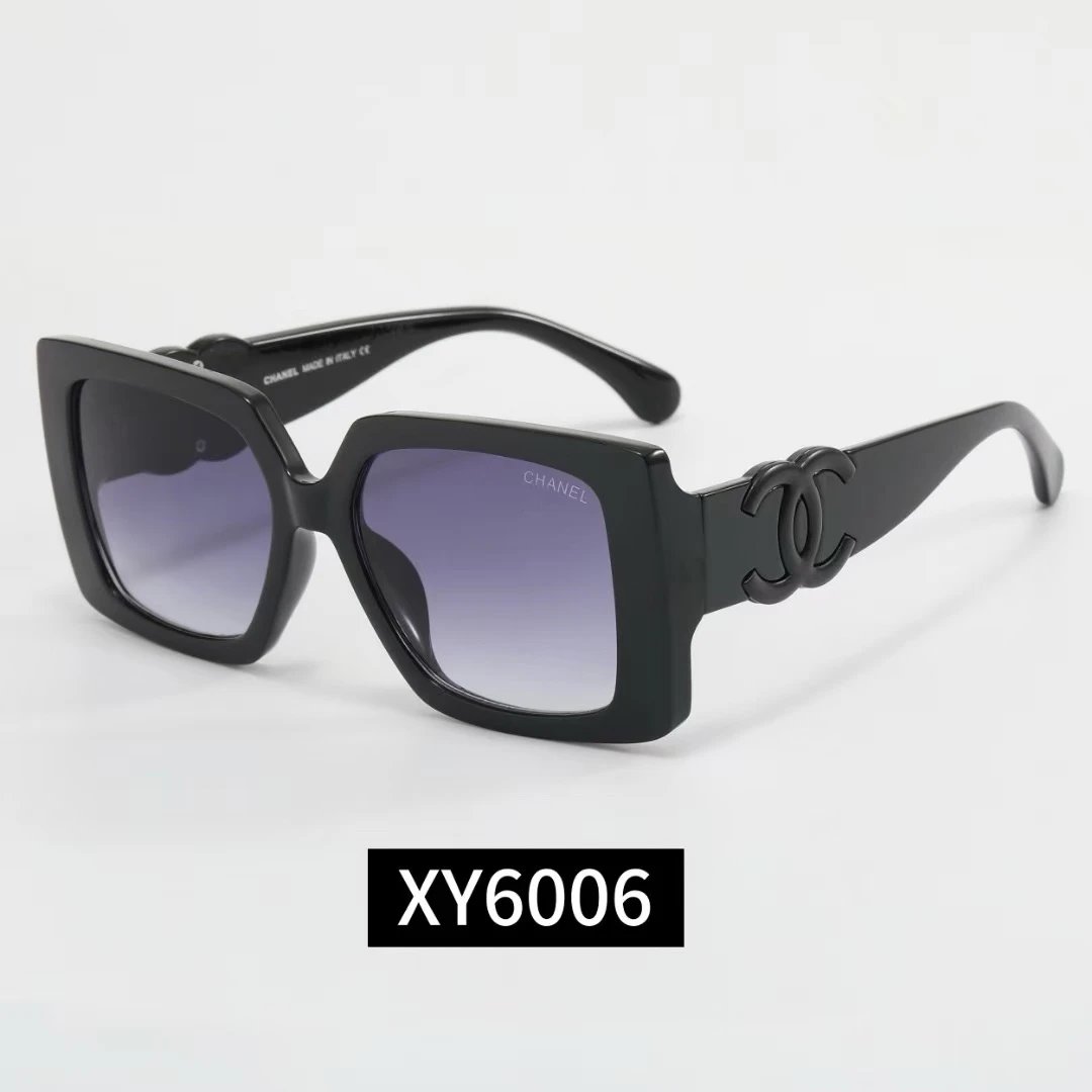 Chanel Eyewear Square-frame chain-detail sunglasses — 31
