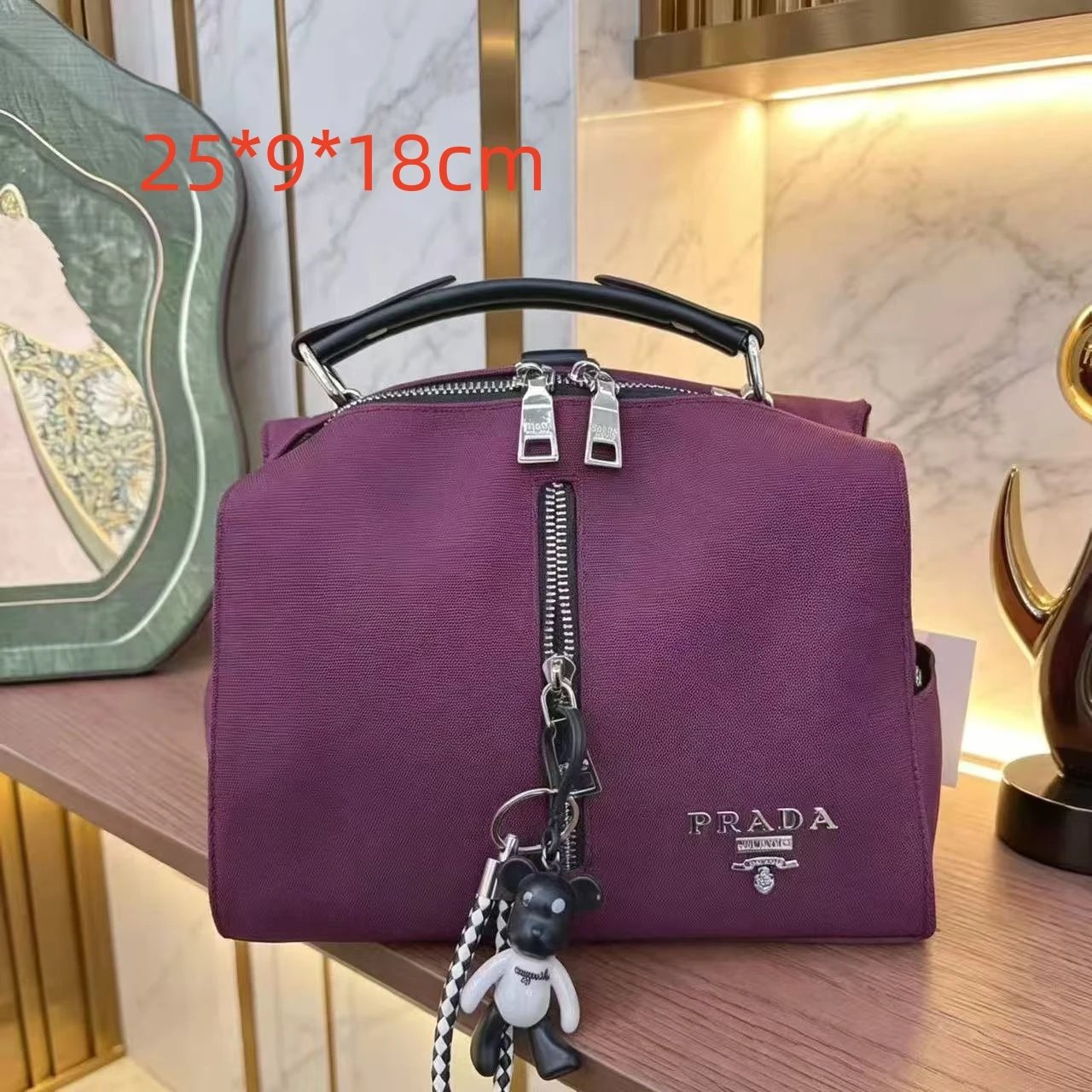 Unbranded Shoulder Bags Woven Hobo Bag with Braided Strap and Star Charm — 38