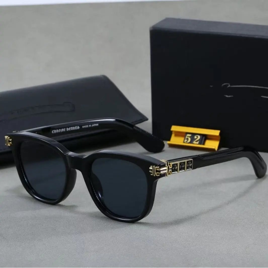 Unbranded Eyewear Square frames with floral cross temple embellishments — 31