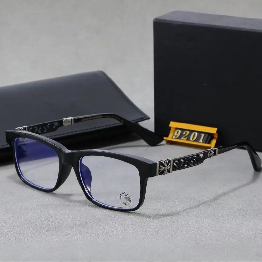 Unbranded Eyewear Square frames with floral cross temple embellishments — 10