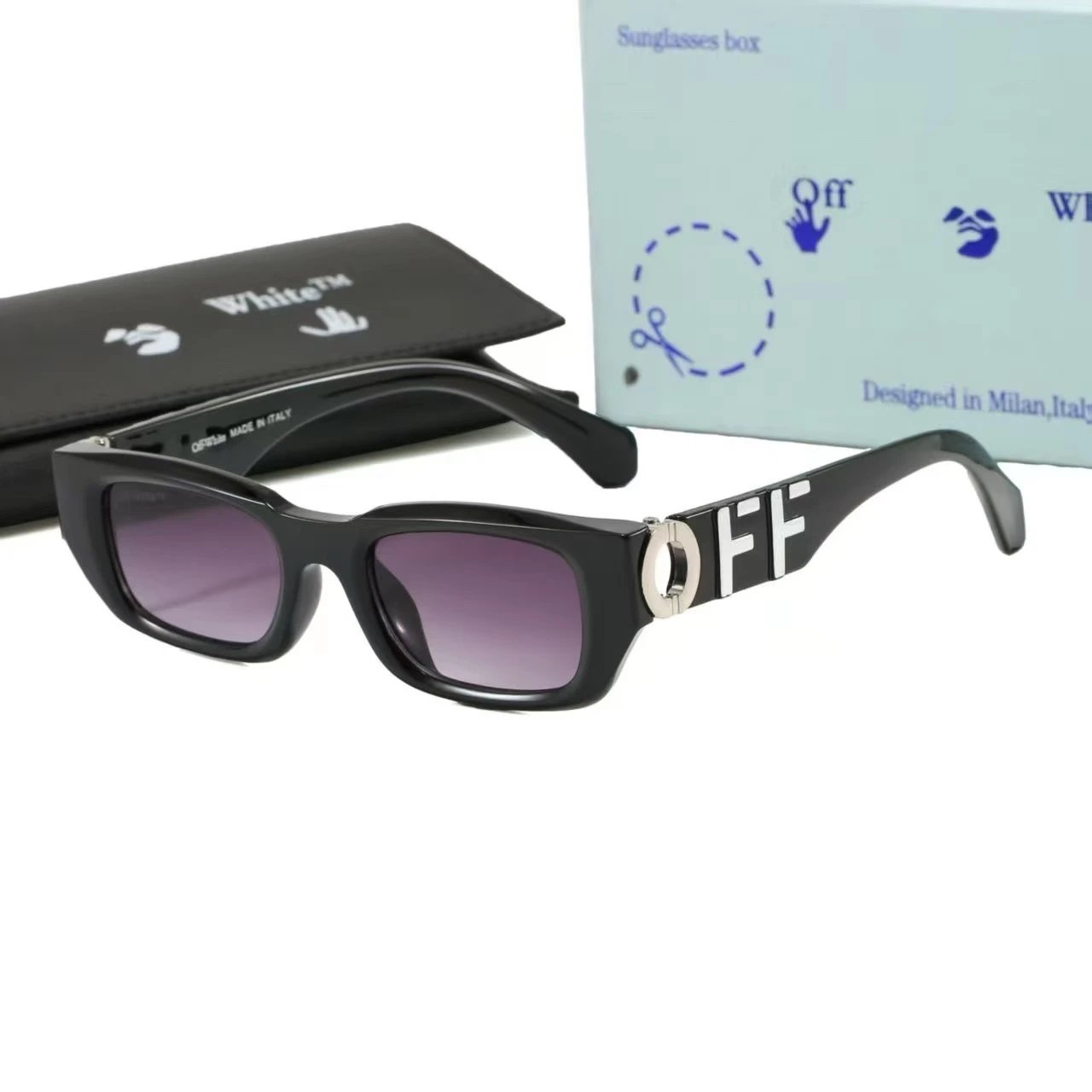 Off-White Eyewear Cutout Square Sunglasses product image