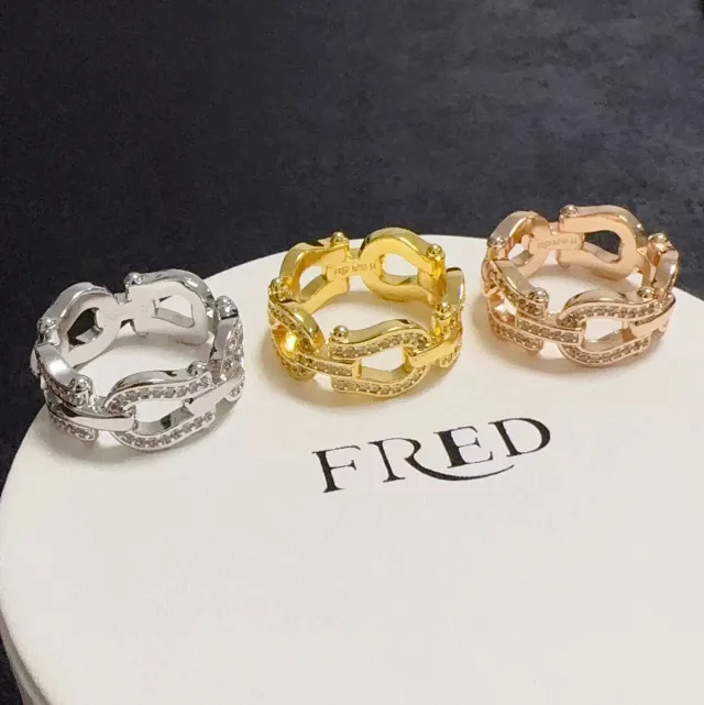 Gucci Jewelry Crystal Double G Ring product detail image 12