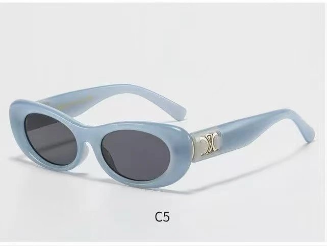 Celine Eyewear Oval Metal-Frame Sunglasses product image