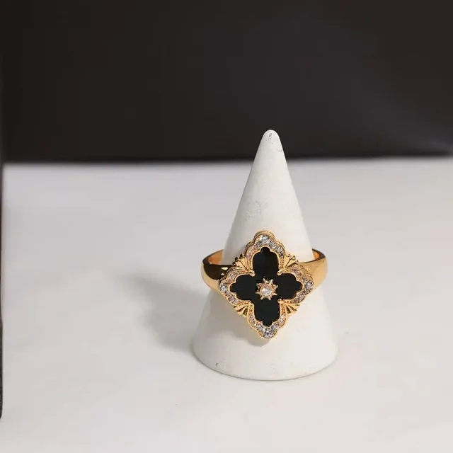 Gucci Jewelry Crystal Double G Ring product detail image 11
