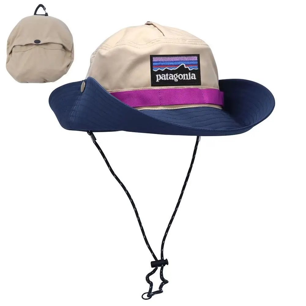 Patagonia Hats Wide-Brim Bucket Hat with Chin Cord — 23