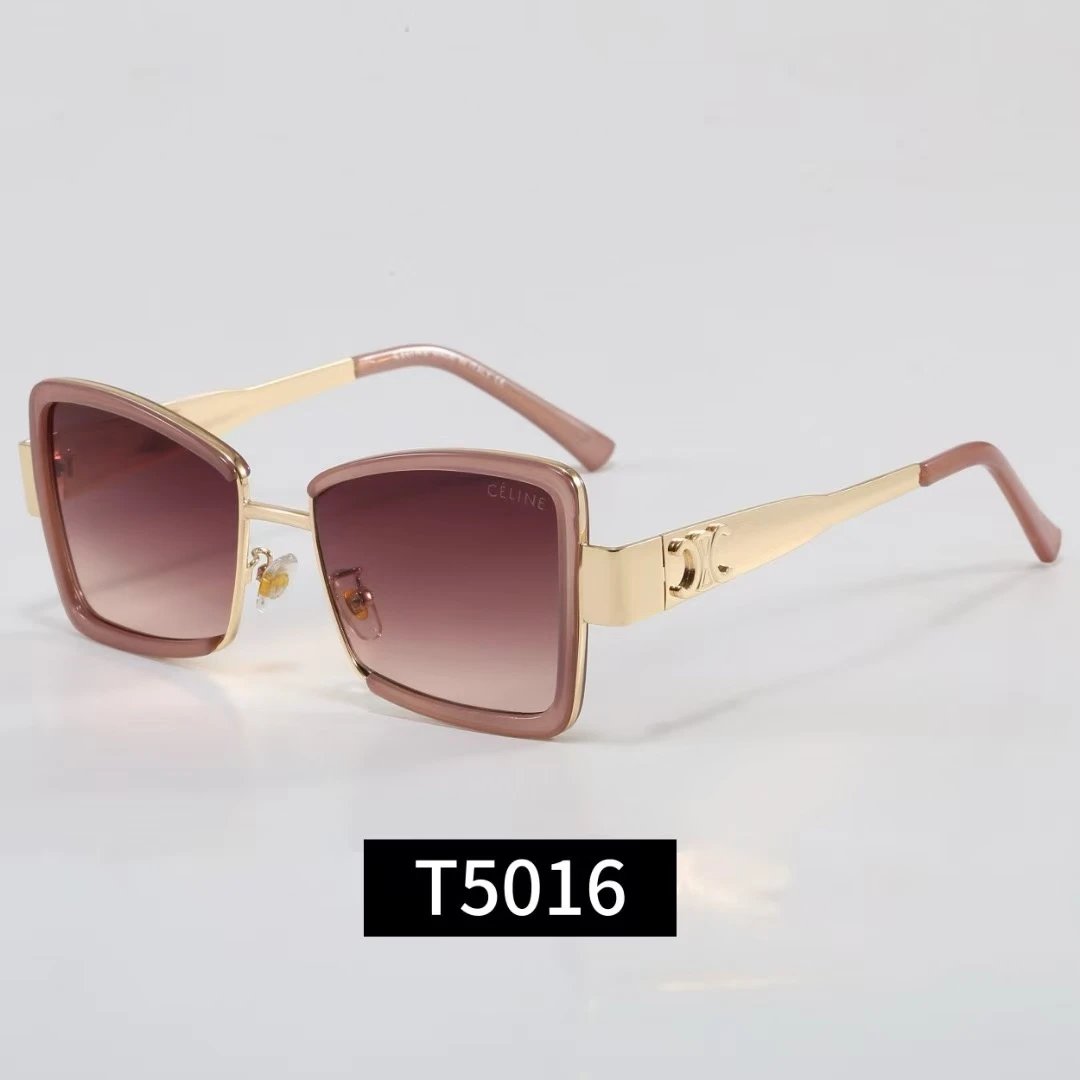 Celine Eyewear Oval Metal-Frame Sunglasses product image