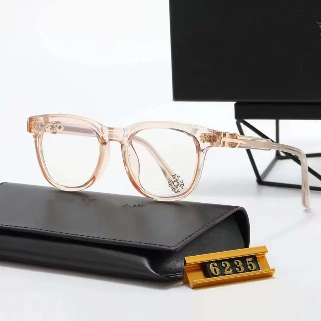 Unbranded Eyewear Square frames with floral cross temple embellishments — 15
