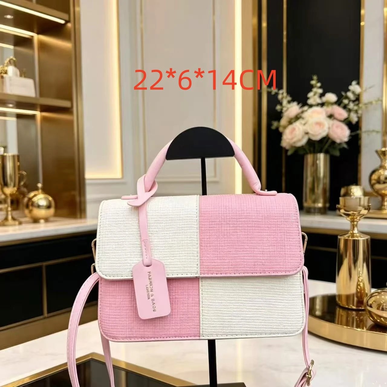 Miu Crossbody Bags Mini top-handle logo bag — 14