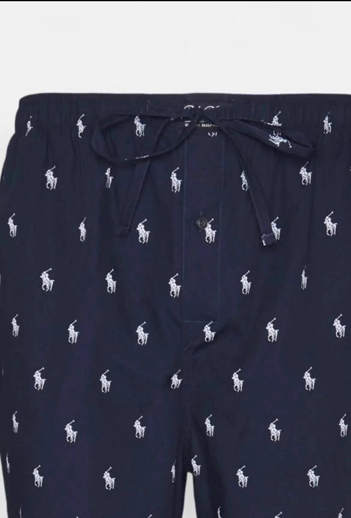 Polo Ralph Lauren All-Over Pony Print Navy Sleepwear Pants - 3