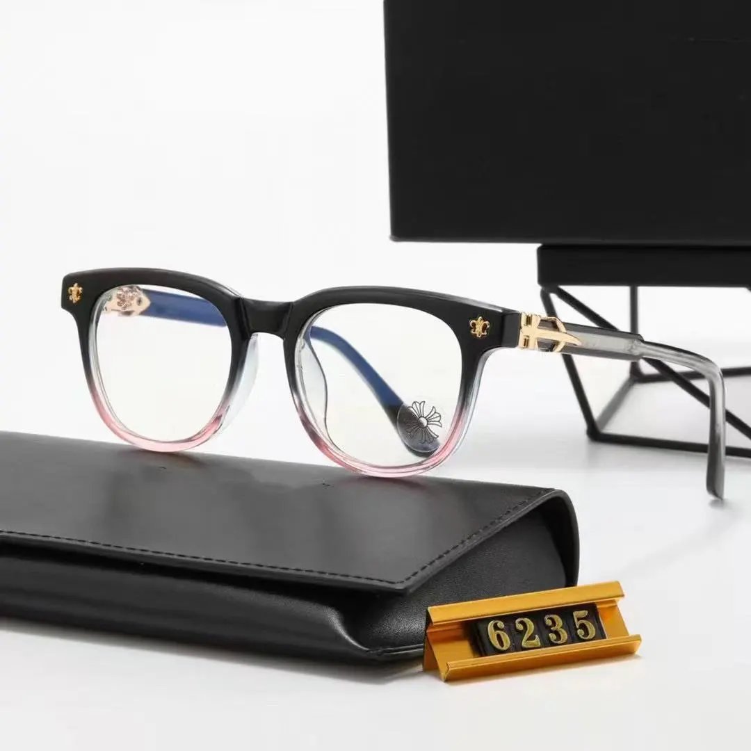 Unbranded Eyewear Square frames with floral cross temple embellishments — 18