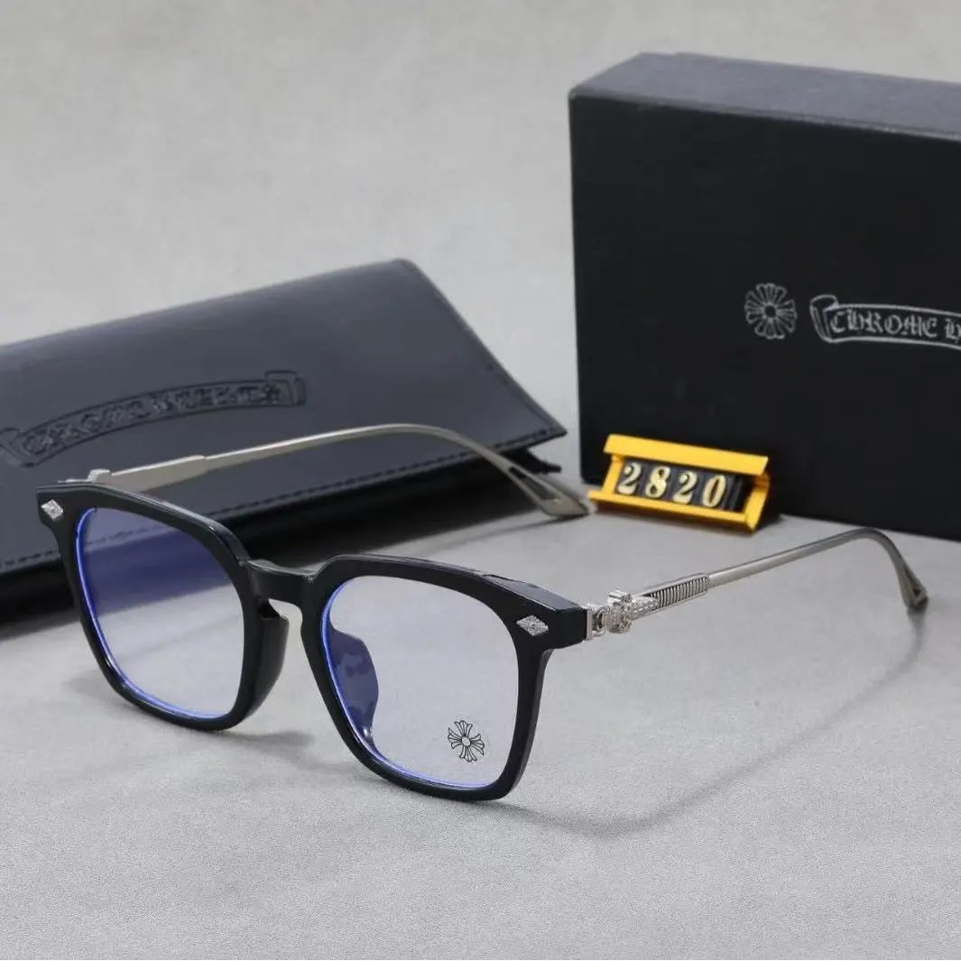 Unbranded Eyewear Square frames with floral cross temple embellishments — 6