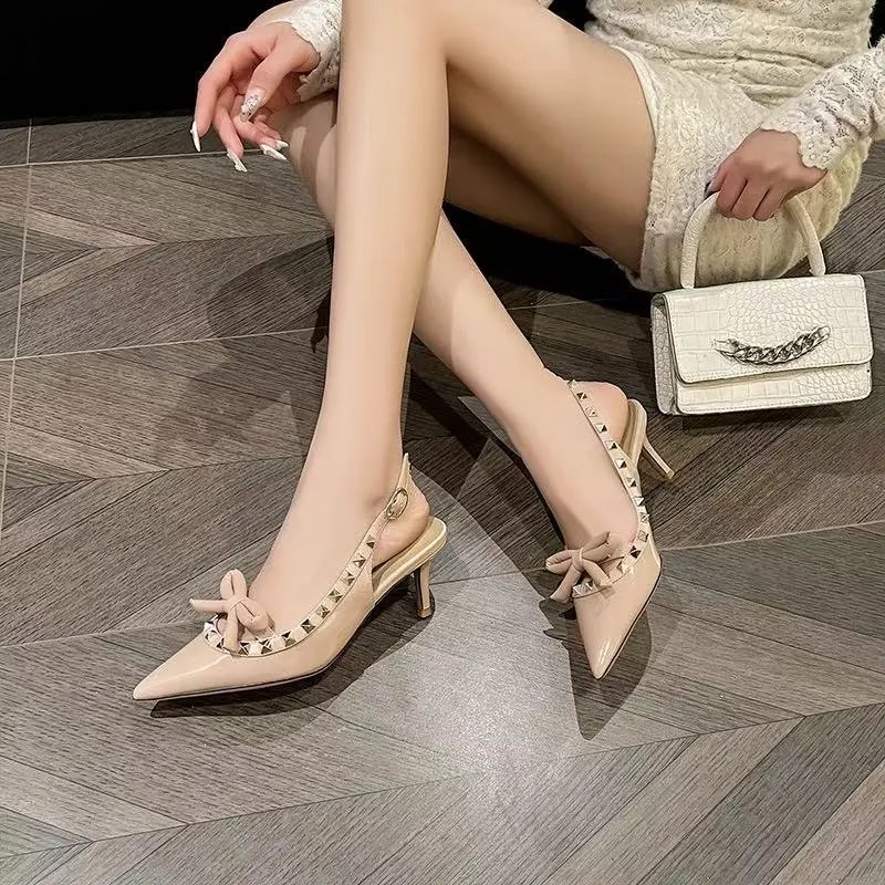 Unbranded Sandals Studded multi-strap open-toe slide — 37