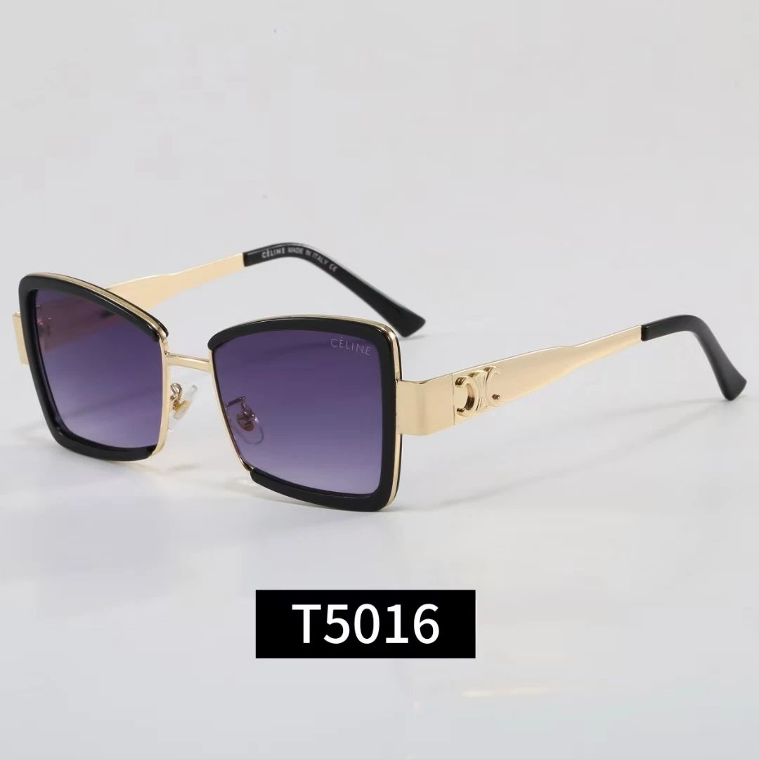 Celine Eyewear Oval Metal-Frame Sunglasses product image