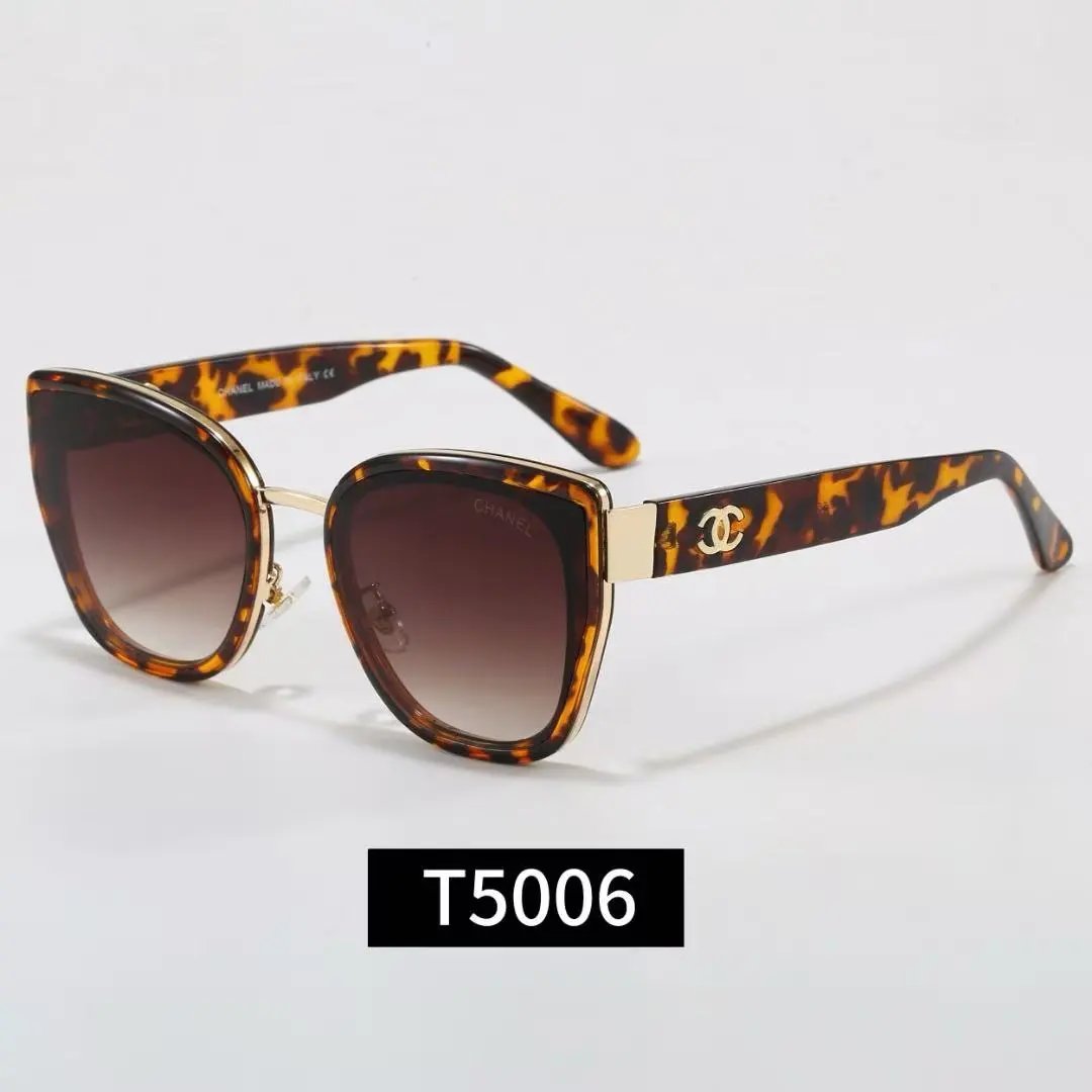 Chanel Eyewear Square-frame chain-detail sunglasses — 23