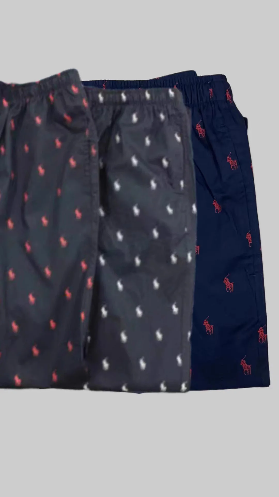 Polo striped pajama pants