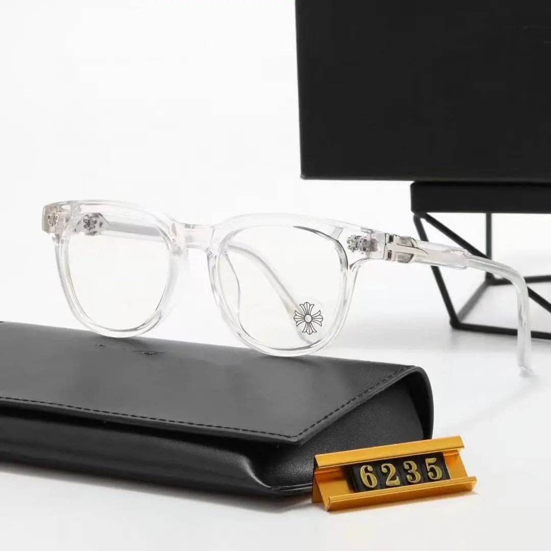 Unbranded Eyewear Square frames with floral cross temple embellishments — 17