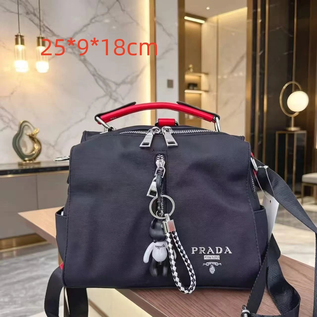 Unbranded Shoulder Bags Woven Hobo Bag with Braided Strap and Star Charm — 37