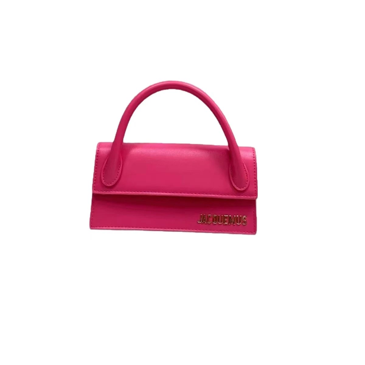 Jacquemus Handbags Structured flap handbag with top handles and detachable shoulder strap — 1(21.5cm)