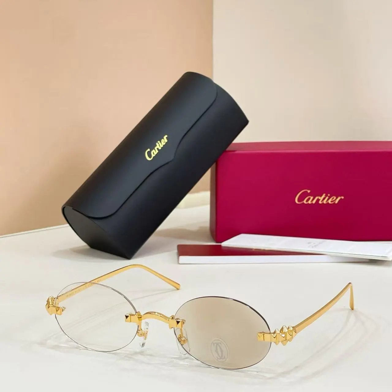 Cartier Eyewear 2011 Round Metal-Frame Sunglasses — XZ016
