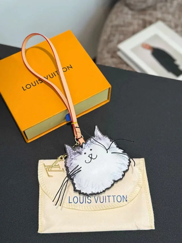 Louis Vuitton Uncategorized Metal Keychain with Padlock or Skateboard Charm product detail image 13