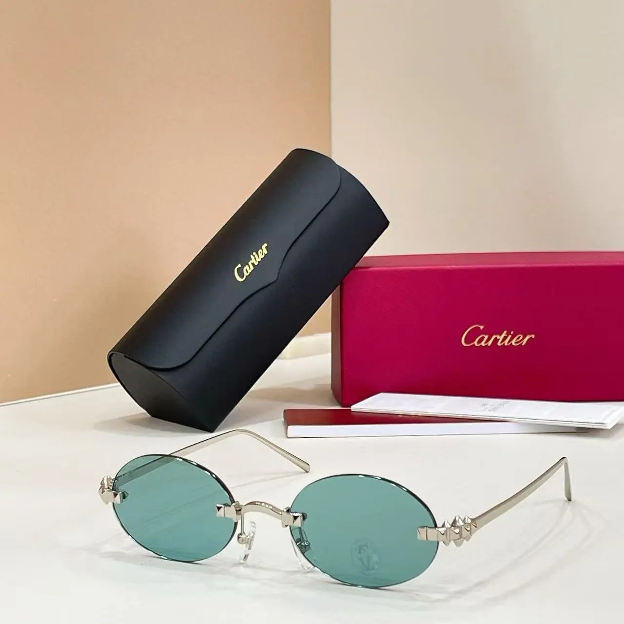 Cartier Eyewear 2011 Round Metal-Frame Sunglasses — XZ014
