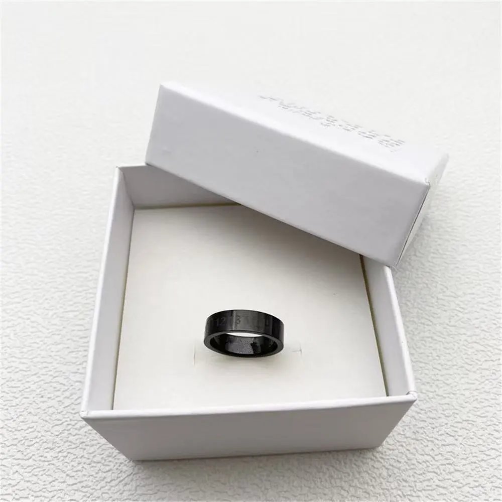 Unbranded Jewelry Number-Engraved Link Bracelet — 7 code(55 mm)black